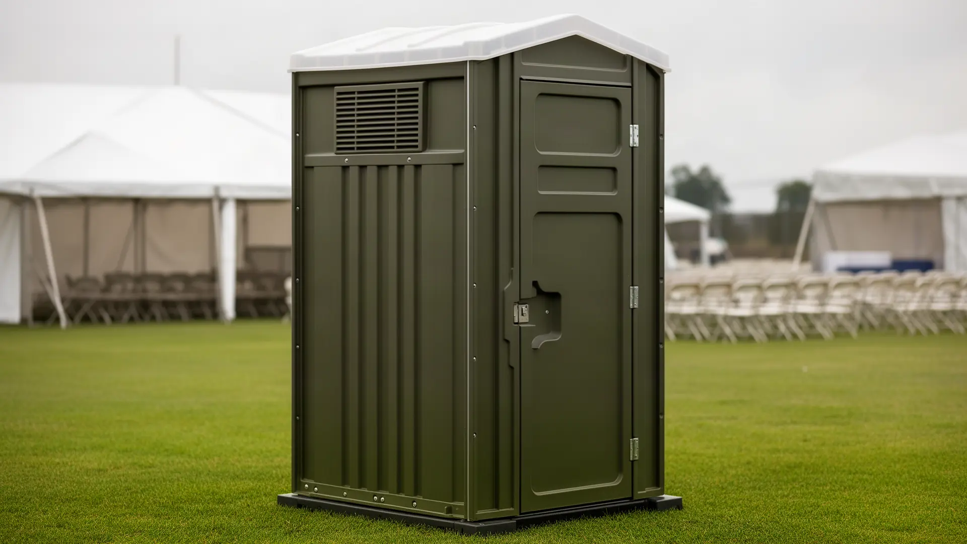Clean porta potty unit from Haventon Brothers Porta Potty Rental in Addison, TX